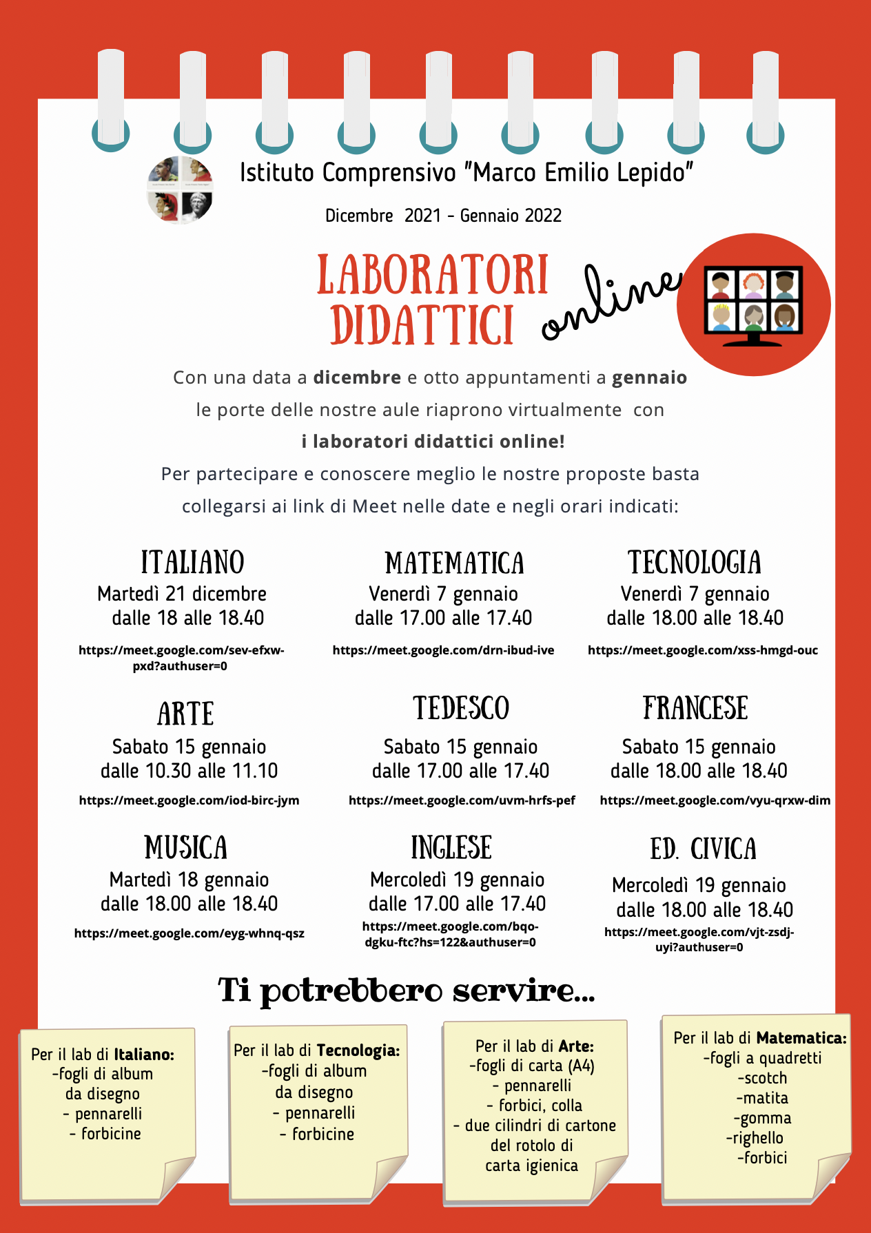 laboratori online immagine